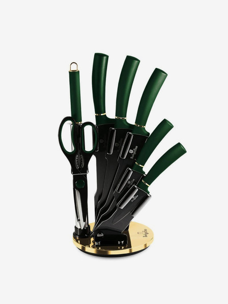 Berlingerhaus Komplet nožev v stojalu 8 kosov BERLINGERHAUS Emerald Collection