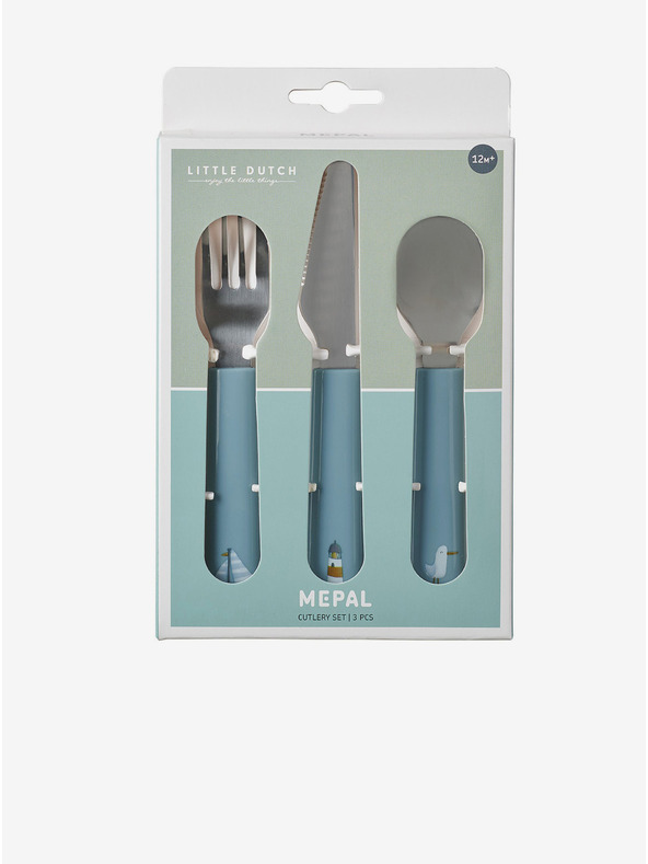 Mepal Mepal Mio otroški komplet vilic, noža in žlice v modri barvi (3 kosi)