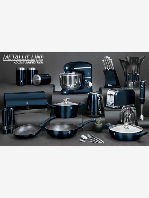 Berlingerhaus Set kuhinjskega orodja v stojalu BERLINGERHAUS Aquamarine Metallic Line (7 kosov)
