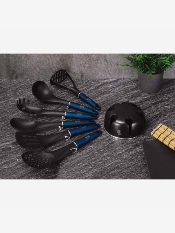 Berlingerhaus Set kuhinjskega orodja v stojalu BERLINGERHAUS Aquamarine Metallic Line (7 kosov)