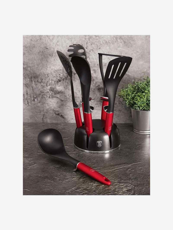 Berlingerhaus BERLINGERHAUS Komplet kuhinjskih pripomočkov Burgundy Metallic Line (7 kosov)