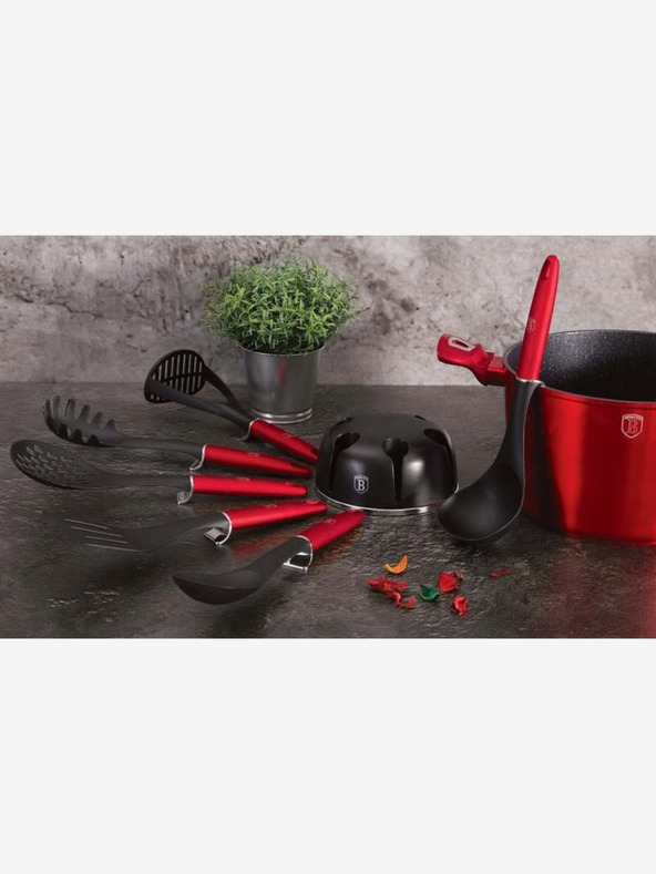 Berlingerhaus BERLINGERHAUS Komplet kuhinjskih pripomočkov Burgundy Metallic Line (7 kosov)