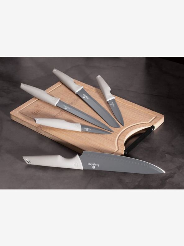 Berlingerhaus Komplet petih nožev + deska za rezanje BERLINGERHAUS Aspen Collection