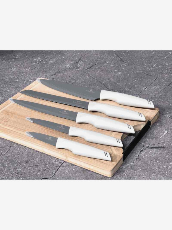Berlingerhaus Komplet petih nožev + deska za rezanje BERLINGERHAUS Aspen Collection