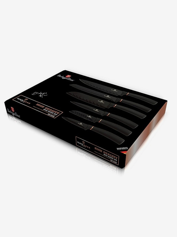 Berlingerhaus Komplet šestih nožev z neprilepljivim površjem BERLINGERHAUS Black Rose Collection