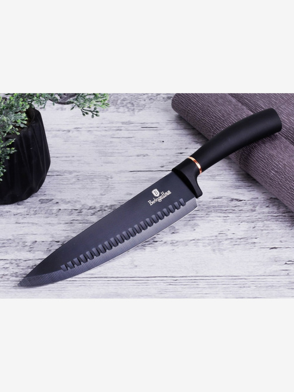 Berlingerhaus Komplet šestih nožev z neprilepljivim površjem BERLINGERHAUS Black Rose Collection