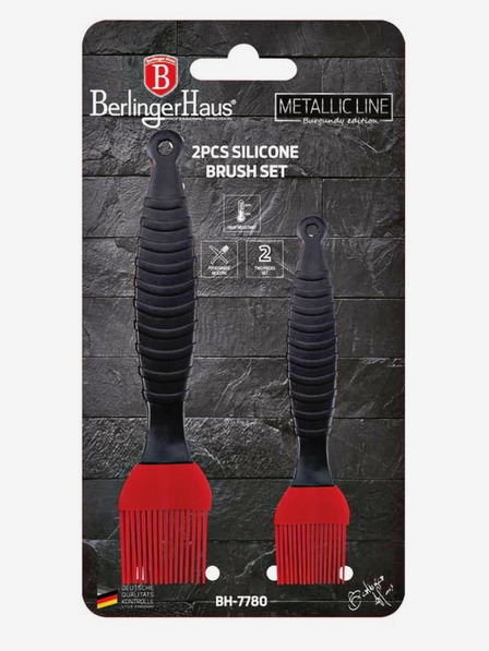 Berlingerhaus Komplet silikonskih posod za mešanje 2 kosa Burgundy Metallic Line BERLINGERHAUS