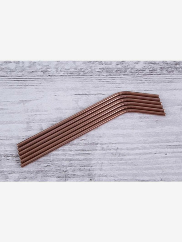 Berlingerhaus Komplet šestih slamic iz nerjavečega jekla BERLINGERHAUS Rosegold