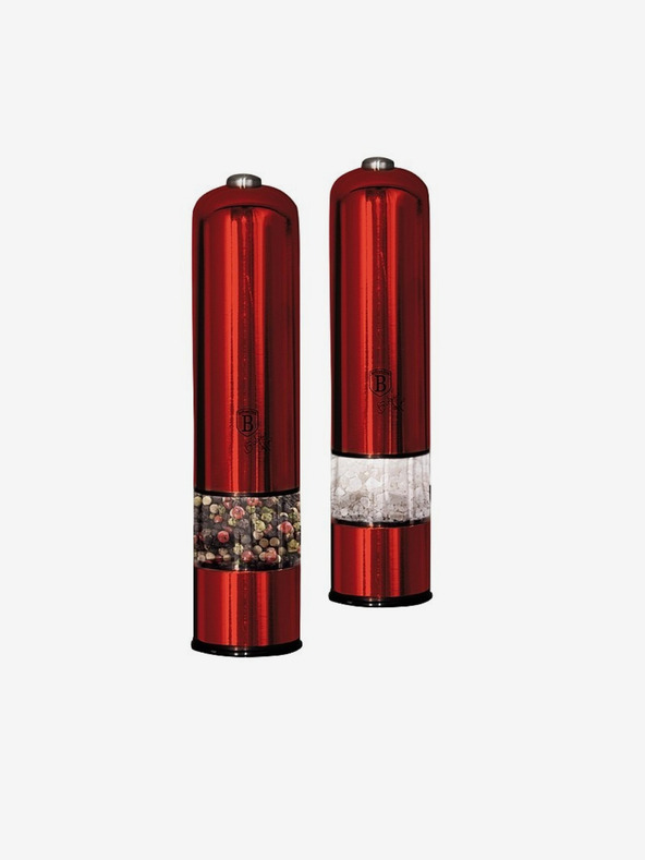 Berlingerhaus Komplet dveh električnih mlinčkov za poper in sol BERLINGERHAUS Burgundy Metallic Line
