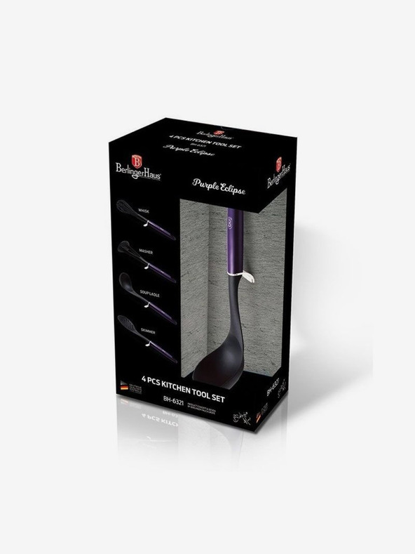 Berlingerhaus Kuhinjski pripomočki komplet 4 kosov Vijolična kolekcija Eclipse BERLINGERHAUS