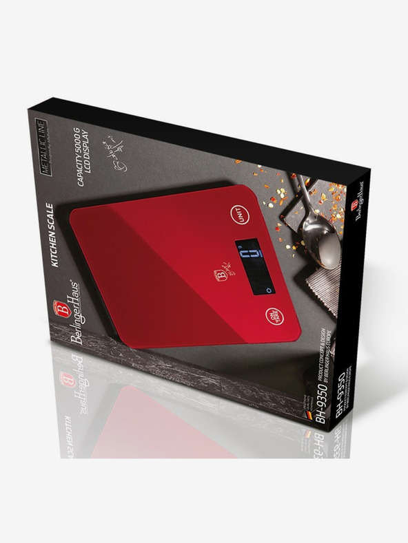 Berlingerhaus Digitalna kuhinjska tehtnica 5 kg BERLINGERHAUS Burgundy Metallic Line