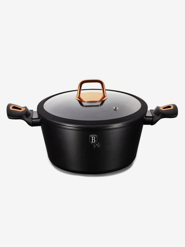 Berlingerhaus Ponev Wok z marmornato površino BERLINGERHAUS Black Rose Collection (28 cm)