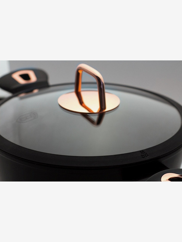 Berlingerhaus Ponev Wok z marmornato površino BERLINGERHAUS Black Rose Collection (28 cm)