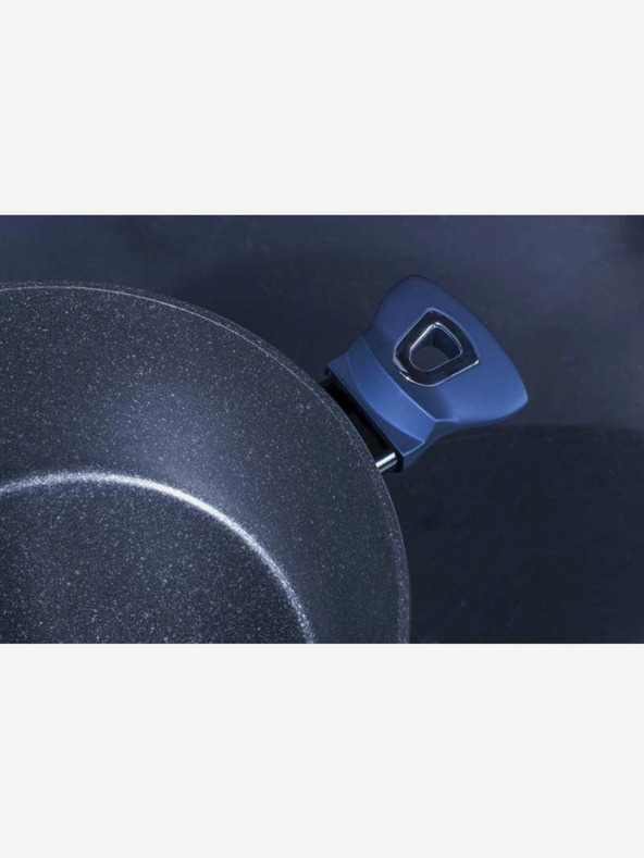 Berlingerhaus Kozica z marmornim povoršjem in pokrovom 30 cm BERLINGERHAUS Metallic Line Aquamarine Edition