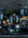 Berlingerhaus Komplet 13 posod Aquamarine Metallic Line BERLINGERHAUS z marmornato površino