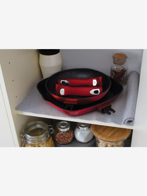 Berlingerhaus Ponev z odstranljivo ročajem komplet 5 kosov Burgundy Metallic Line žar BERLINGERHAUS