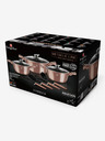 Berlingerhaus Komplet 10 loncev z marmornato površino Rosegold Metallic Line BERLINGERHAUS