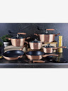 Berlingerhaus Komplet 10 loncev z marmornato površino Rosegold Metallic Line BERLINGERHAUS