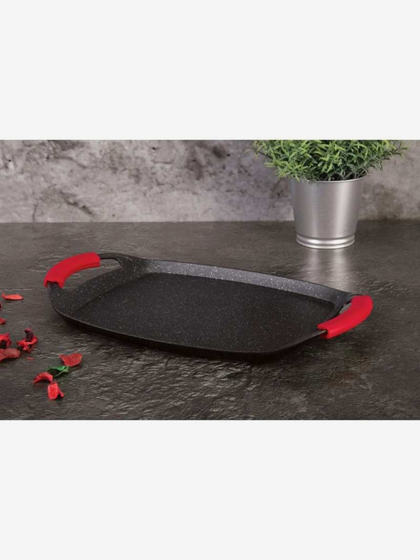 Berlingerhaus Komplet posod z marmornato površino Burgundy Metallic Line BERLINGERHAUS Burgundy Metallic Line