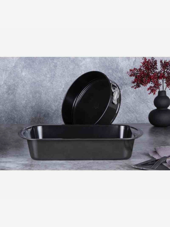 Berlingerhaus Komplet pladnjev za peko s titanovo neprijemljivo površino 2 kosa Shiny Black Edition BERLINGERHAUS