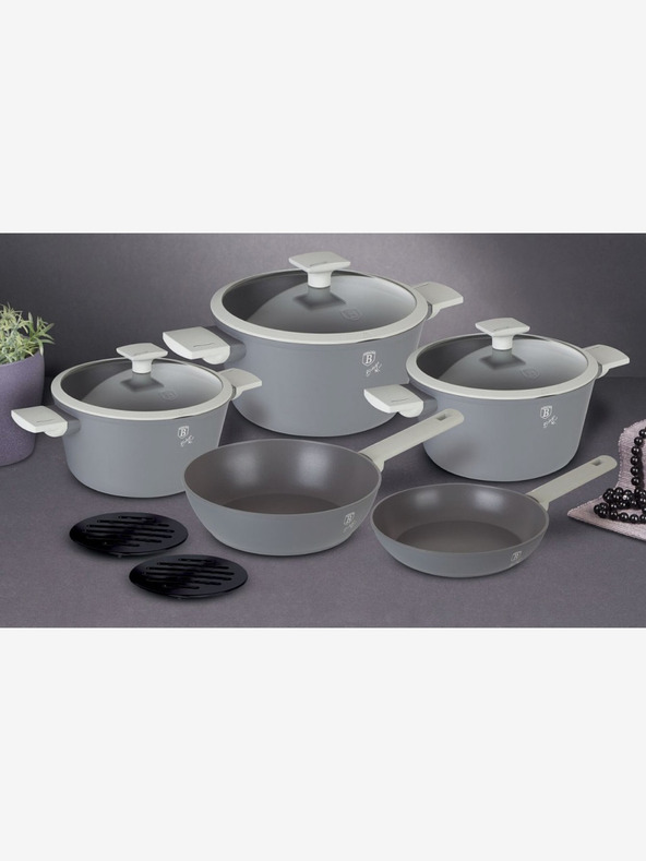 Berlingerhaus Garnitura za kuhanje s površino iz titana, ki se ne prijema, 10 kosov Aspen Collection BERLINGERHAUS