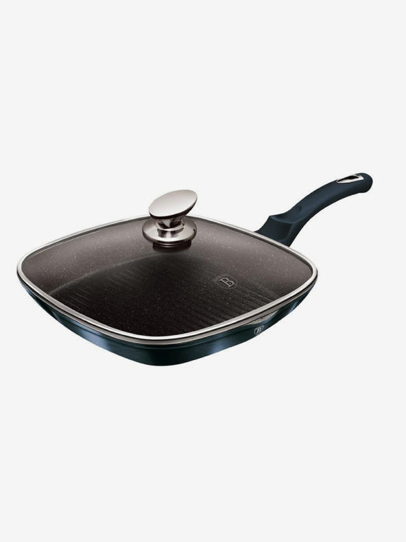 Berlingerhaus Posoda za žar z marmornato površino in pokrovom 28 cm BERLINGERHAUS Metallic Line Aquamarine Edition