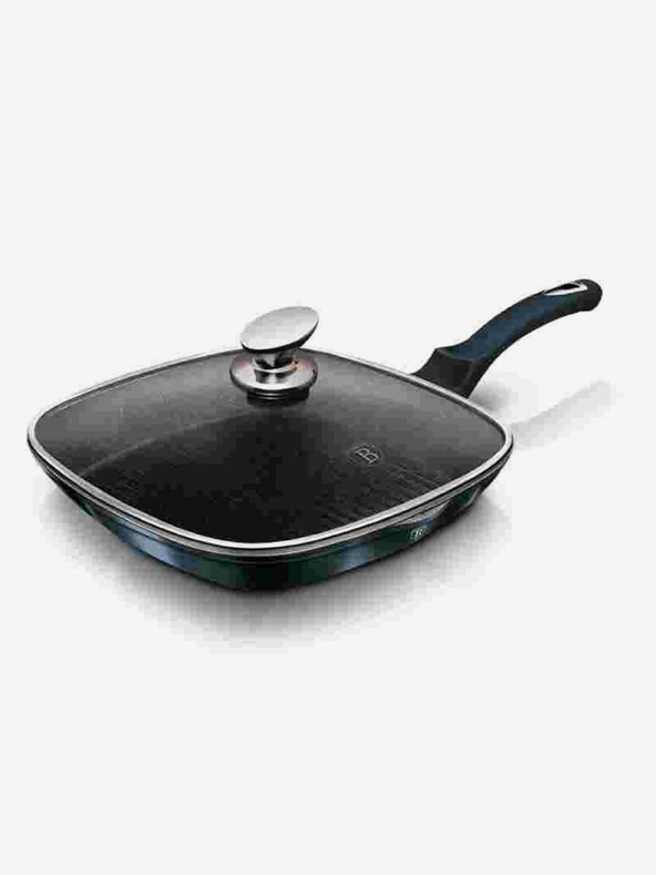 Berlingerhaus Posoda za žar z marmornato površino in pokrovom 28 cm BERLINGERHAUS Metallic Line Aquamarine Edition