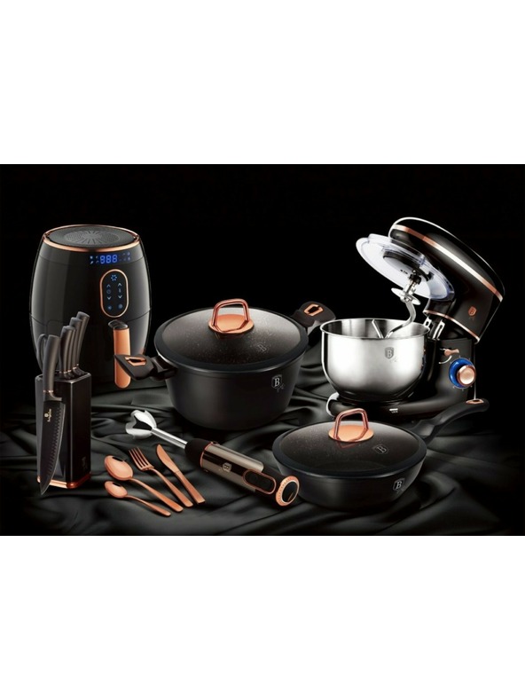 Berlingerhaus Globoka ponev s pokrovko 24 cm Black Rose Collection BERLINGERHAUS