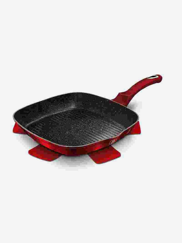 Berlingerhaus Žar ponev z marmornim povojem BERLINGERHAUS Burgundy Metallic Line (28 cm)