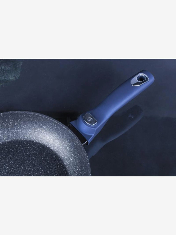 Berlingerhaus Ponev za peko na žaru s snemljivim ročajem + pokrov 24 cm BERLINGERHAUS Metallic Line Aquamarine Edition