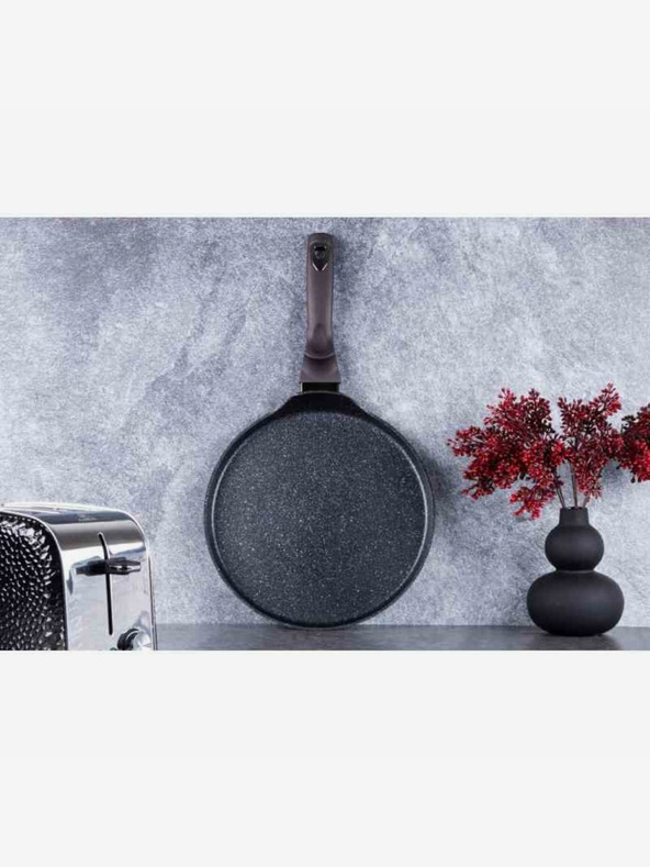 Berlingerhaus Ponev za palačinke s površino iz marmorja 28 cm Shiny Black Collection BERLINGERHAUS