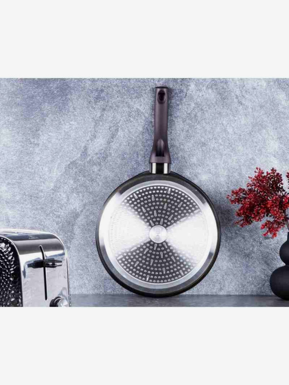 Berlingerhaus Ponev za palačinke s površino iz marmorja 28 cm Shiny Black Collection BERLINGERHAUS