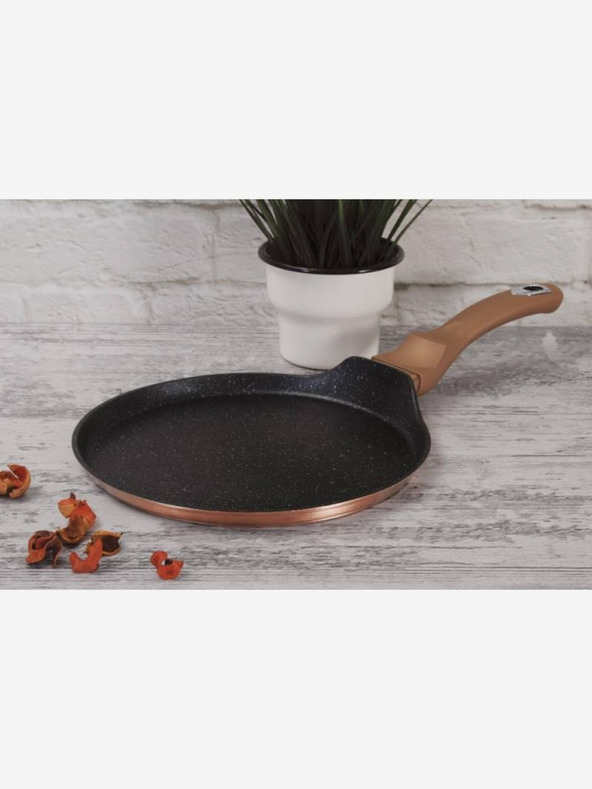 Berlingerhaus Ponev za palačinke z marmornim povojem 25 cm Rosegold Metallic Line BERLINGERHAUS