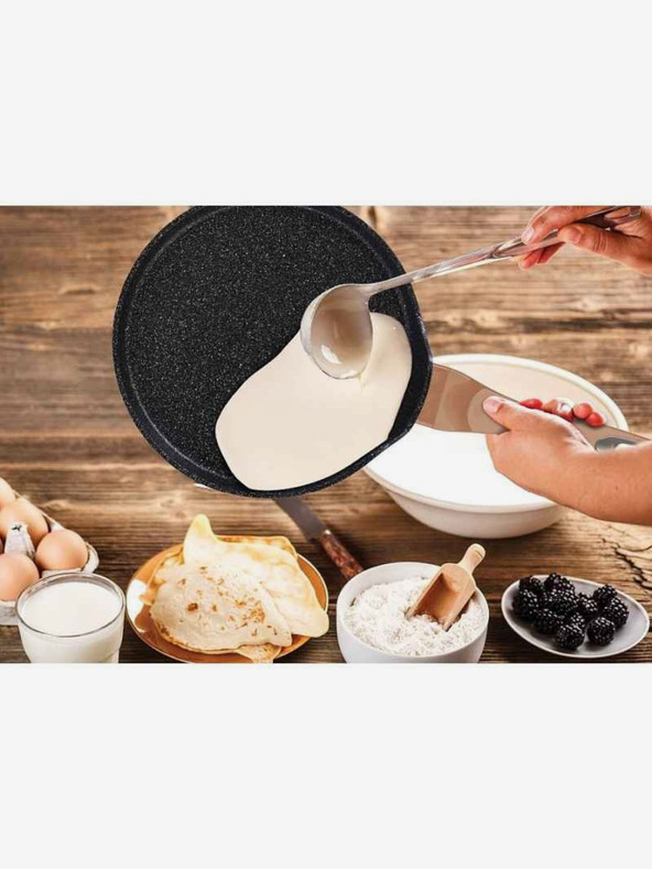 Berlingerhaus Ponev za palačinke z marmornim povojem 25 cm Rosegold Metallic Line BERLINGERHAUS