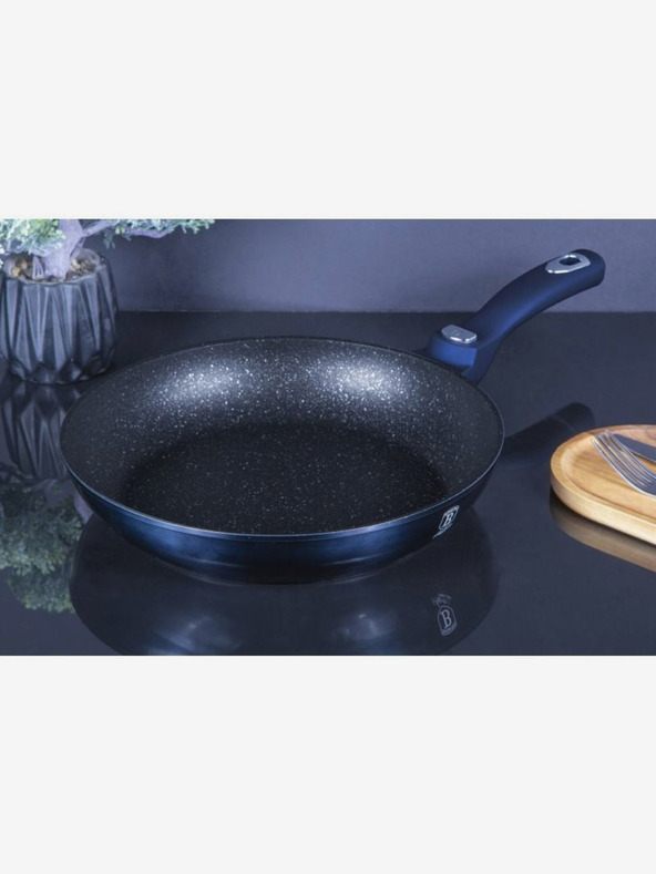 Berlingerhaus Ponev s snemljivim ročajem + pokrov 28 cm BERLINGERHAUS Metallic Line Aquamarine Edition