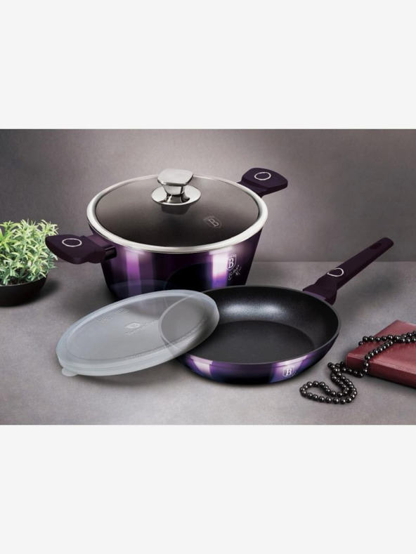 Berlingerhaus Ponev s titanovo površino 28 cm Purple Eclipse Collection BERLINGERHAUS