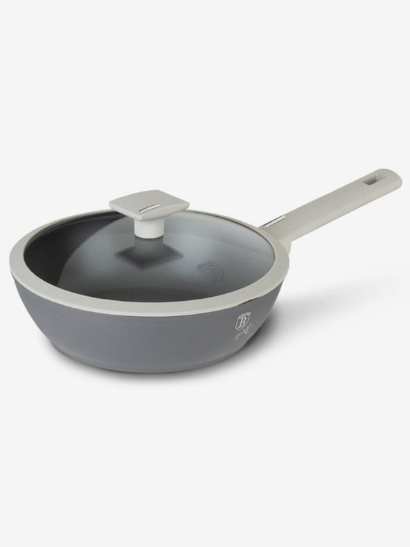 Berlingerhaus Globoka ponev s pokrovom s titanovo površino 24 cm Aspen Collection BERLINGERHAUS