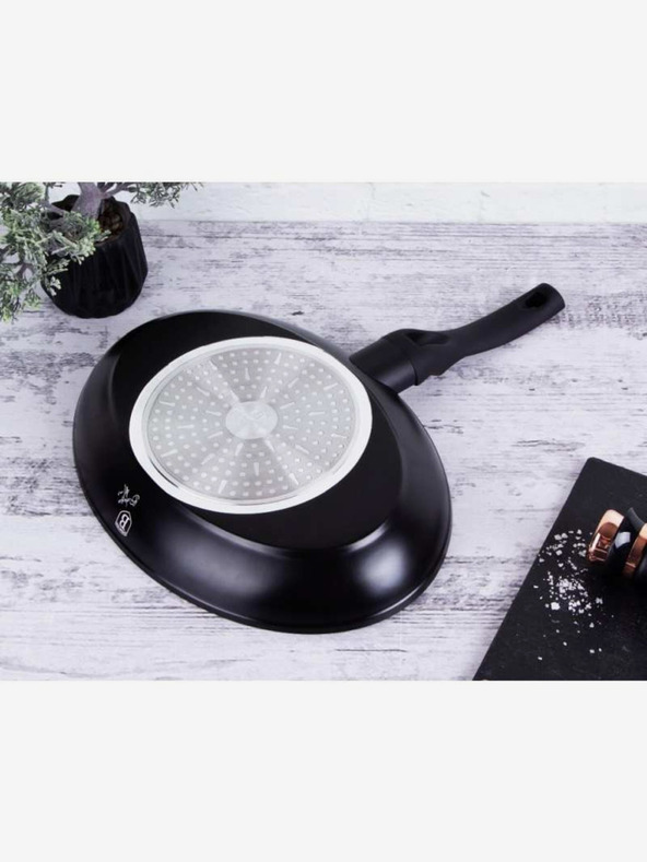 Berlingerhaus Ponev za ribe in zrezke z marmornato površino 35 cm Black Rose Collection BERLINGERHAUS