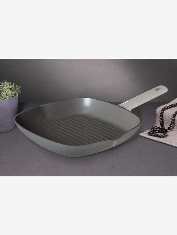 Berlingerhaus Ponev za peko na žaru s titanovo neprijemljivo površino 28 cm Aspen Collection BERLINGERHAUS