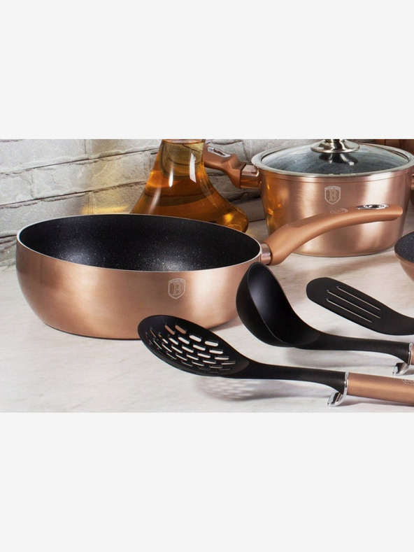 Berlingerhaus Ponev za obračanje 26 cm Rosegold Metallic Line BERLINGERHAUS