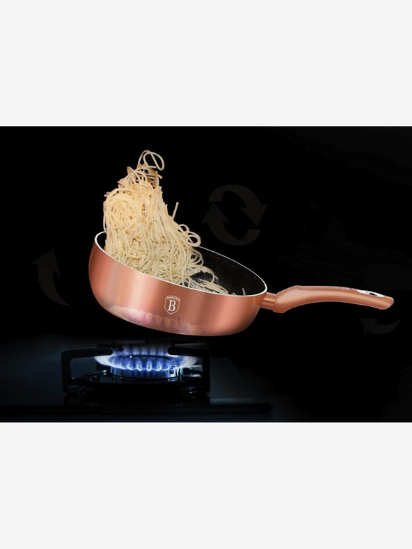 Berlingerhaus Ponev za obračanje 26 cm Rosegold Metallic Line BERLINGERHAUS