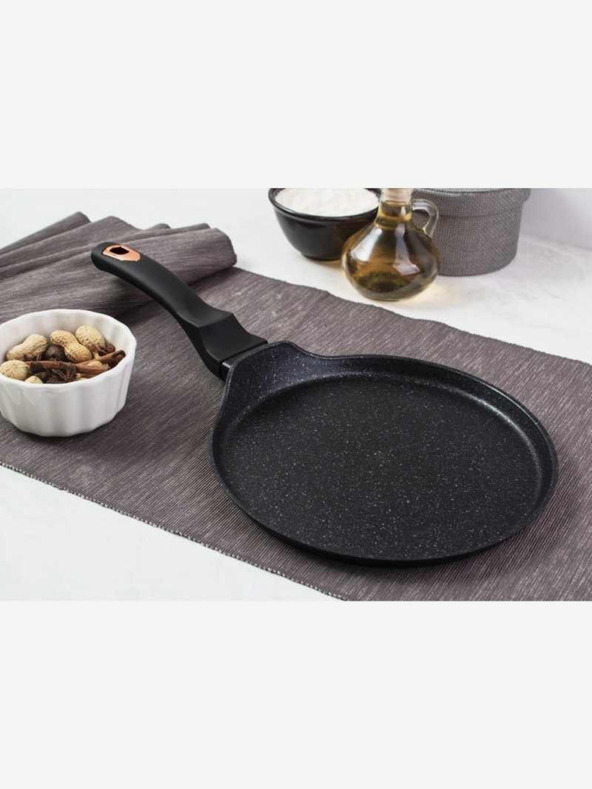 Berlingerhaus Ponev za palačinke z marmornato površino 25 cm Black Rose Collection BERLINGERHAUS