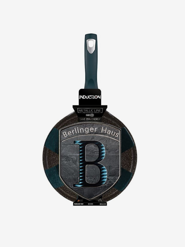 Berlingerhaus Ponev za palačinke z marmornim povojem 25 cm BERLINGERHAUS Metallic Line Aquamarine Edition