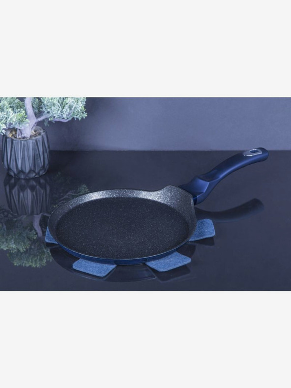 Berlingerhaus Ponev za palačinke z marmornim povojem 25 cm BERLINGERHAUS Metallic Line Aquamarine Edition