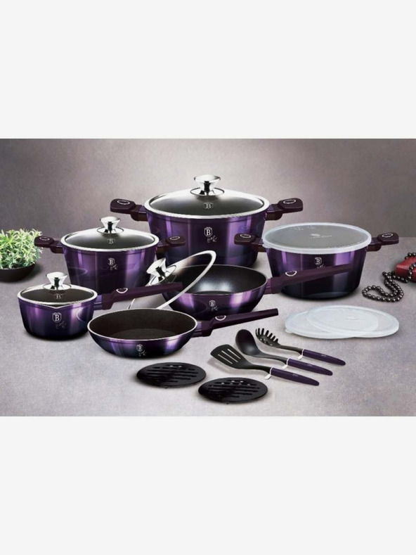 Berlingerhaus Ponev za palačinke s titanovo površino 25 cm Purple Eclipse Collection BERLINGERHAUS