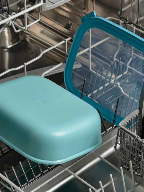 Mepal Komplet treh posod v svetlo modri barvi Mepal Cirqula Rectangular (500 + 1000 + 2000 ml)