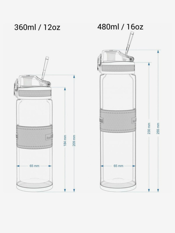 ION8 Temno modra nerjavna termoska Ion8 One Touch Ash Navy (500 ml)