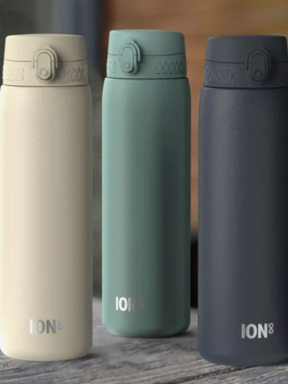 ION8 Temno modra nerjavna termoska Ion8 One Touch Ash Navy (500 ml)