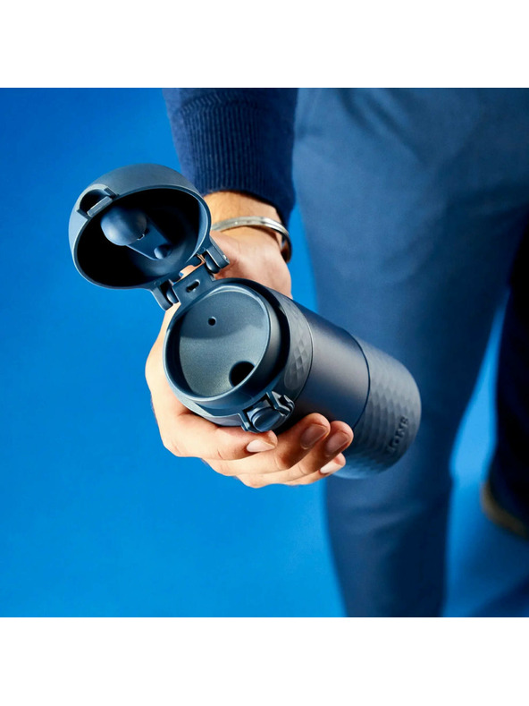 ION8 Ion8 Hot Shot Nerjavni potovalni termo lonček Ash Navy 360 ml