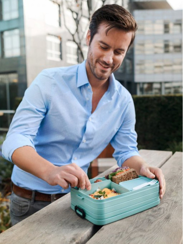 Mepal Svetlo zelena škatla za malico Mepal Bento (900 ml)